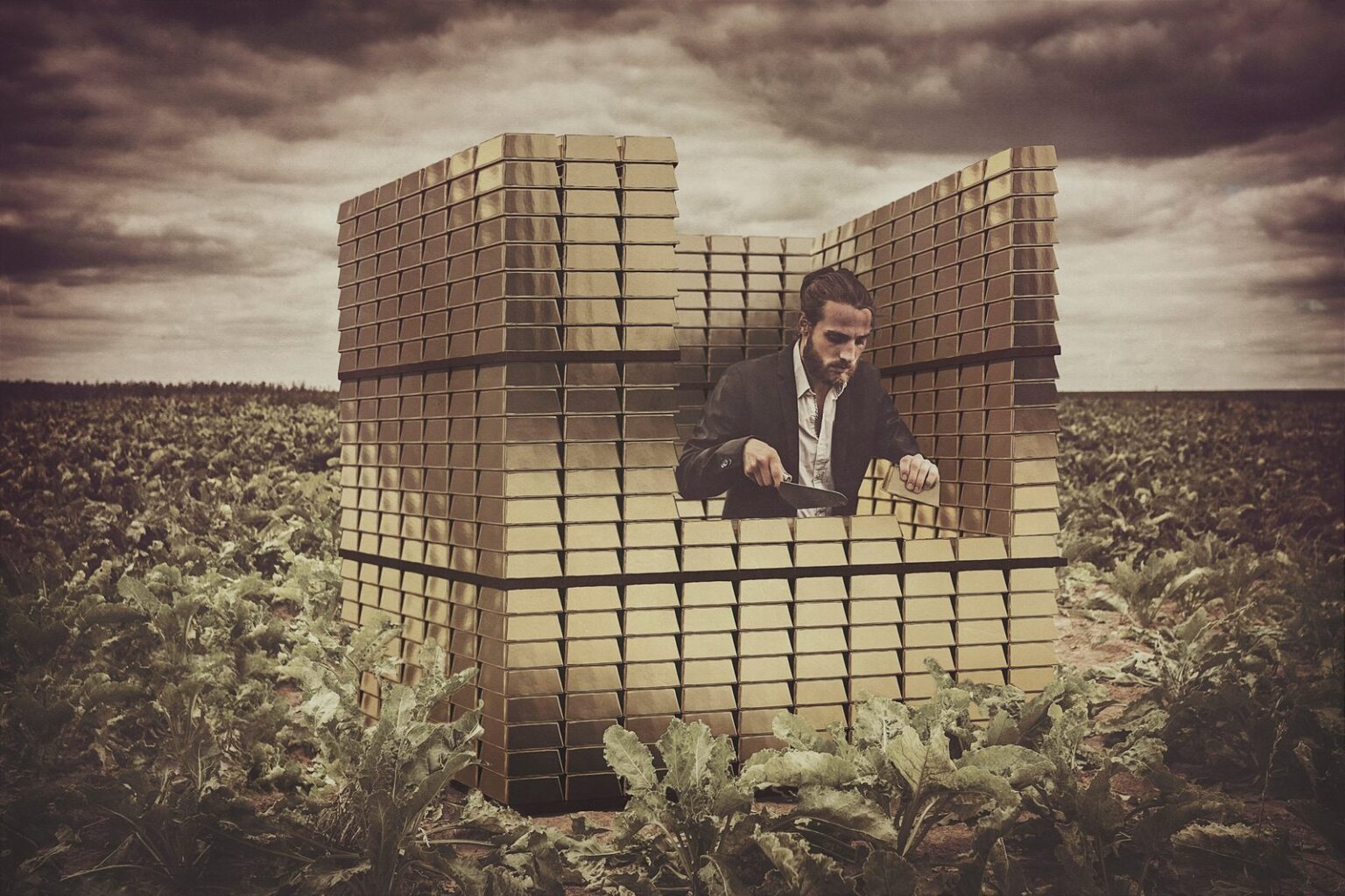 The Golden Jail - Fine art photography